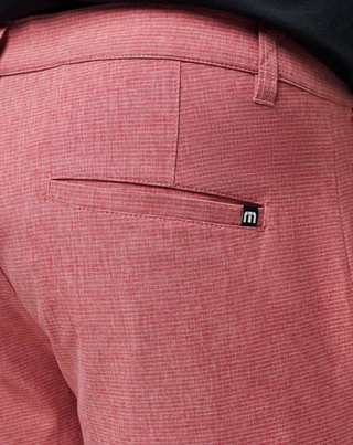 Sand Harbor Short - Heather Garnet Rose