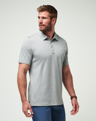 The Zinna Polo - Heather Grey
