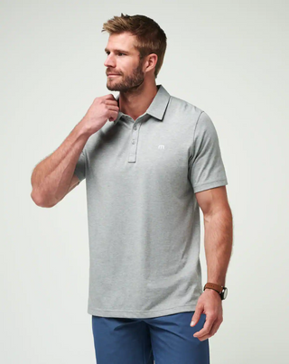 The Zinna Polo - Heather Grey