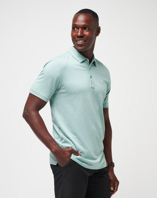 The Zinna Polo - Heather Beryl Green