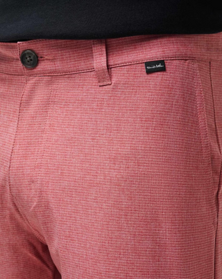 Sand Harbor Short - Heather Garnet Rose