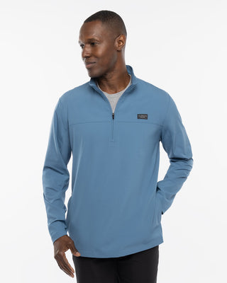 Wanderlust Quarter Zip - Copen Blue