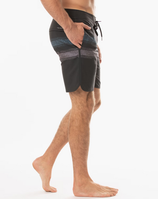 Confetti King Boardshort - Black