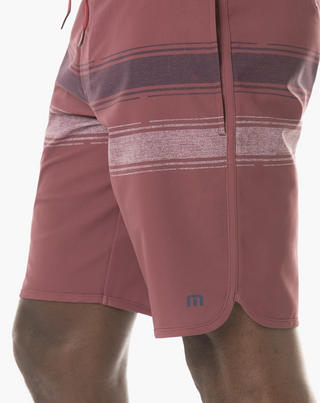 Confetti King Boardshort - Ruby Wine