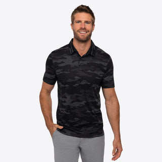 Beachside Stealth Polo - Black