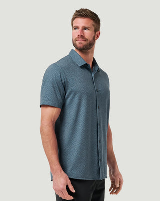 Knit Featherweight Night Button-Up