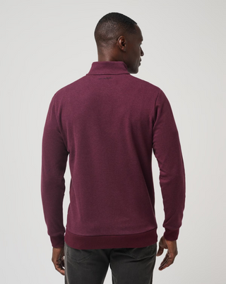 Cloud Quarter Zip 2.0 Heather Dark Red Jacket