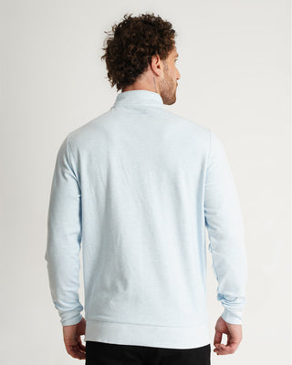 Cloud Quarter Zip 2.0 - Heather Kentucky Blue