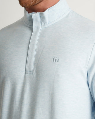 Cloud Quarter Zip 2.0 - Heather Kentucky Blue