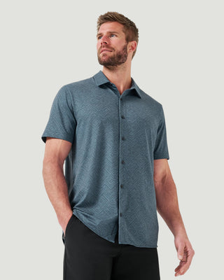 Knit Featherweight Night Button-Up